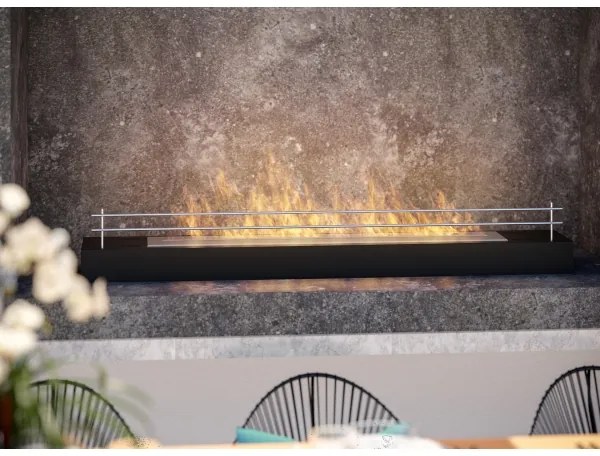 InFire - BIO kandalló 8x120 cm 3kW fekete