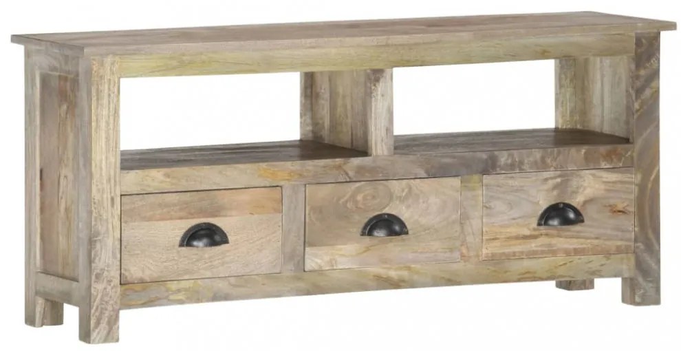 tömör mangófa TV-szekrény 110 x 30 x 50 cm
