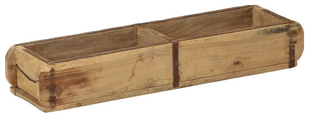 Tálcák 4 db 60,5x15x9 cm Tömör Fa Újrahasznosított
