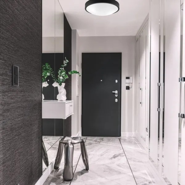 Mennyezeti lámpa JONAS 2xE27/60W/230V á. 36 cm fekete