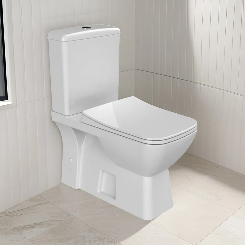 CeraStyle DURU monoblokk WC - WC tartály - öblítőszelep - perem nélküli