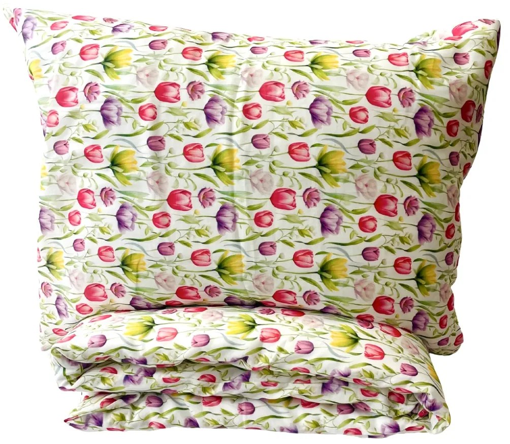Muszlin lepedők Tulipán 140x200cm+90x70cm TiaHome