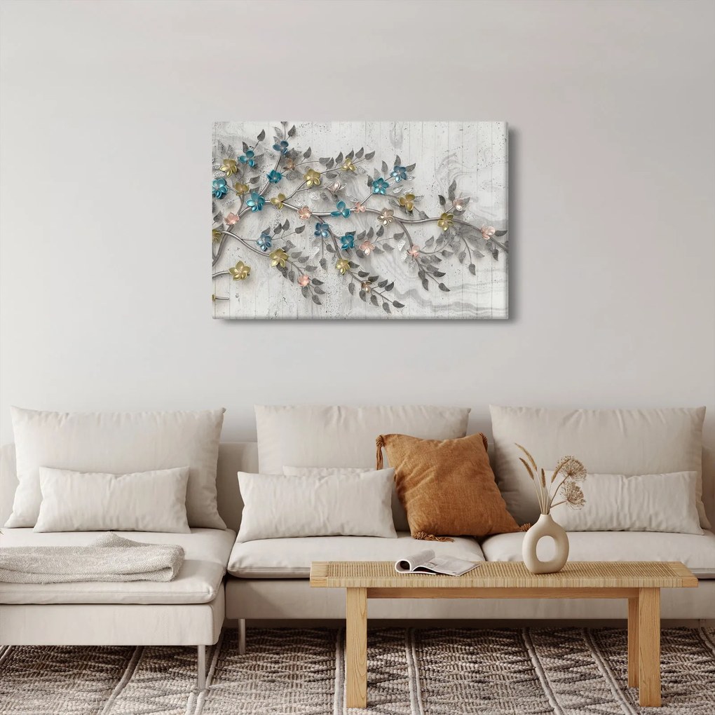 Kép - Az ágon - absztrakt (90x60 cm)