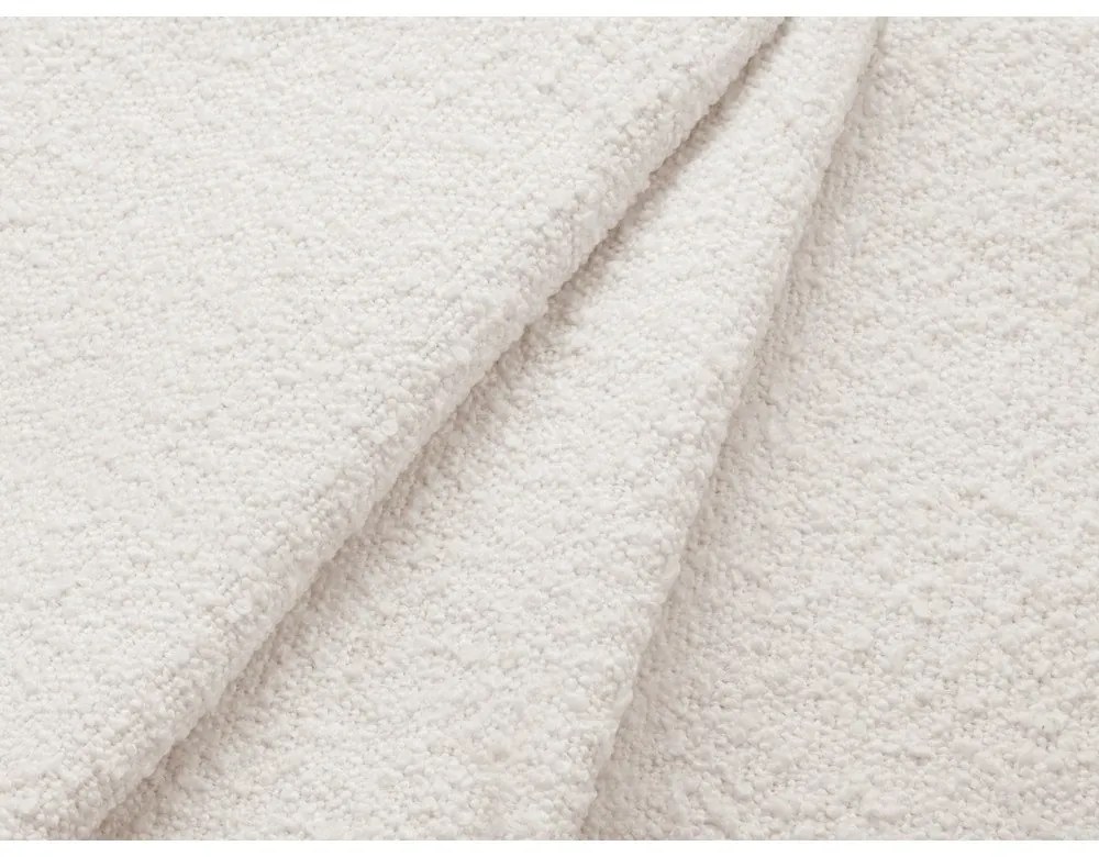 Fehér buklé kanapé 208 cm Poppy – Micadoni