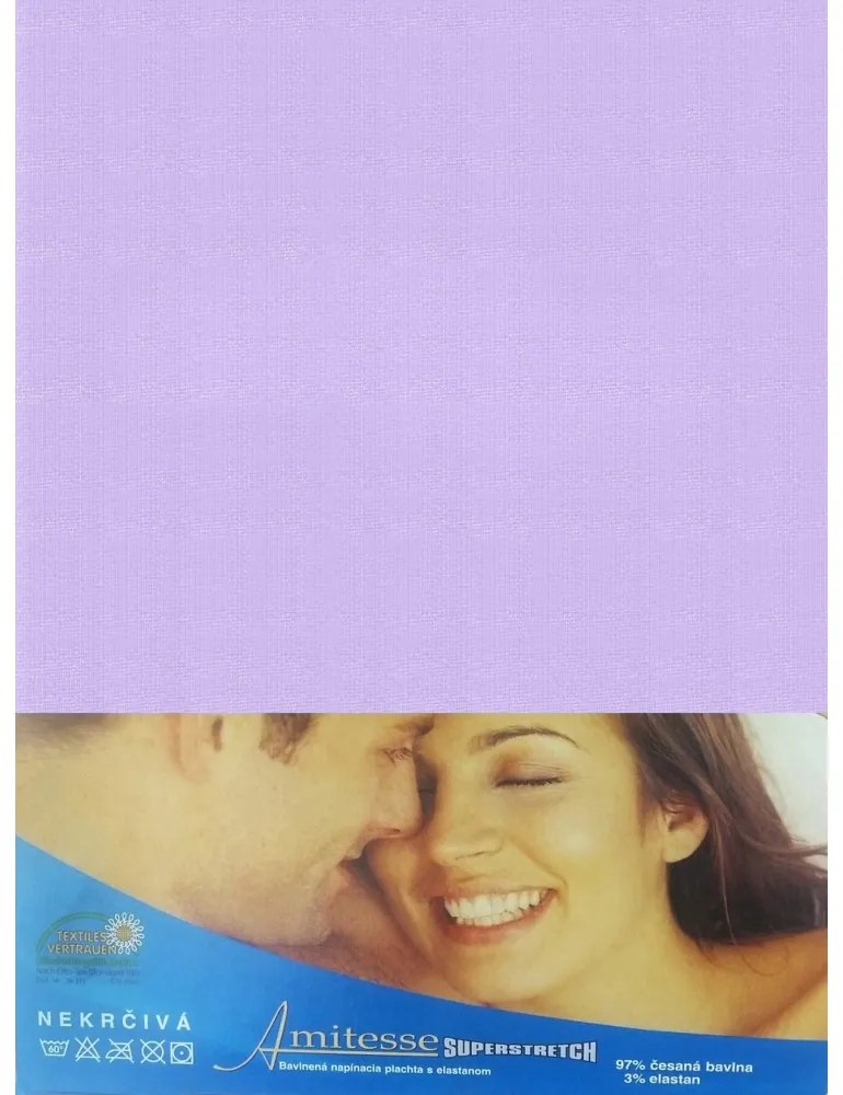 EMI lila szupersztreccs lepedő, 90x200-as lap