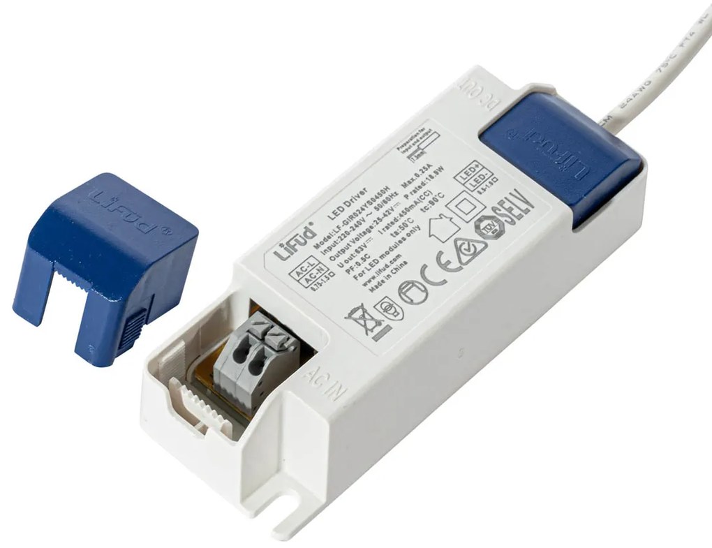 Süllyesztett spotlámpa fehér, LED-del, 3000K-5000K, DIP kapcsolóval - Elias