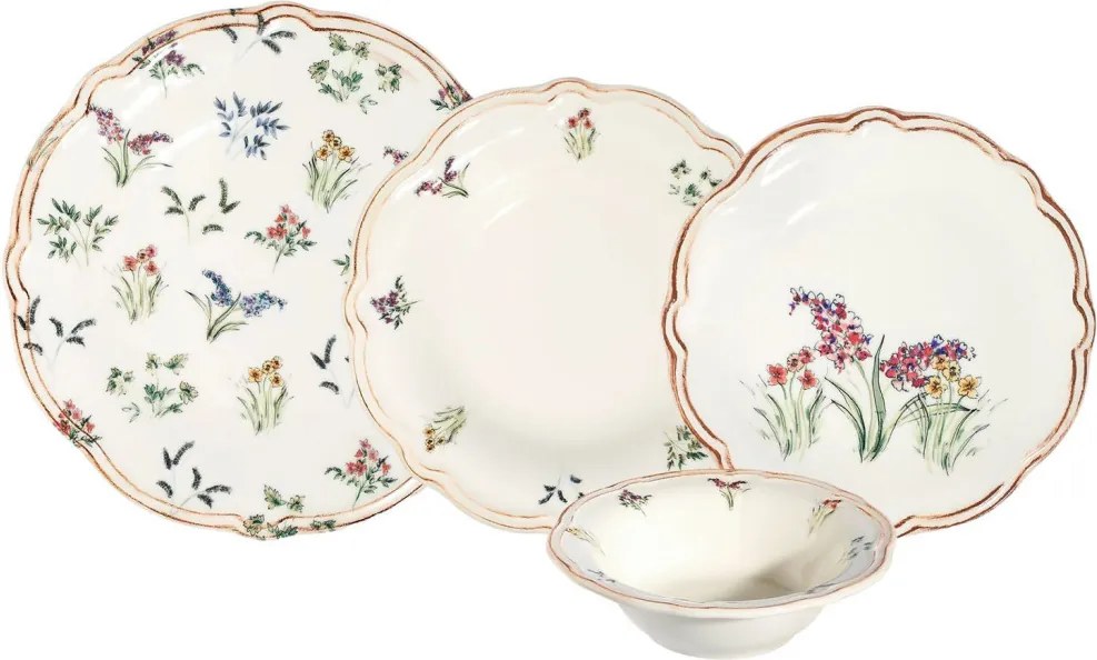 24 részes porcelán étkészlet