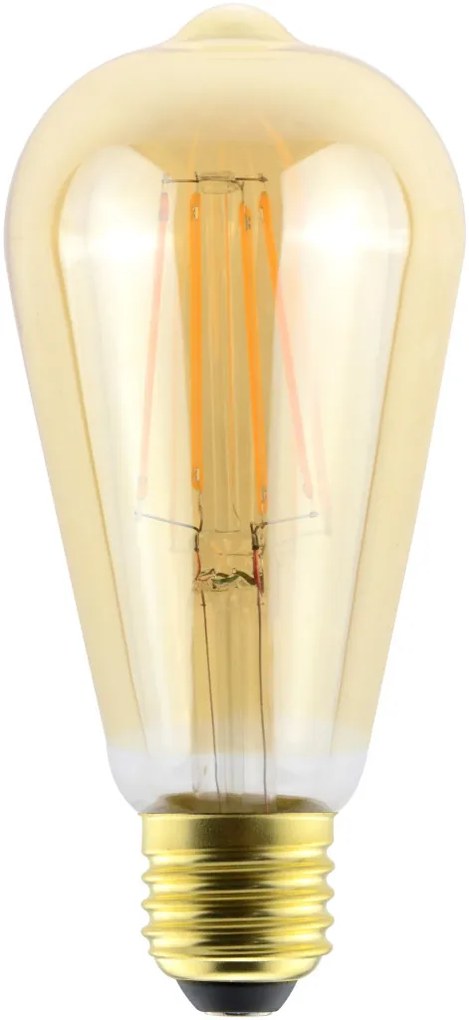 Avide LED Filament ST57 7W Fényerőszabályzós Borostyán E27 WW 2500K