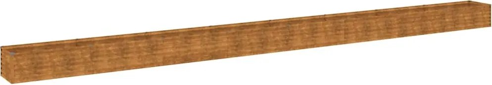 vidaXL corten acél kerti magaságyás 770x50x36 cm