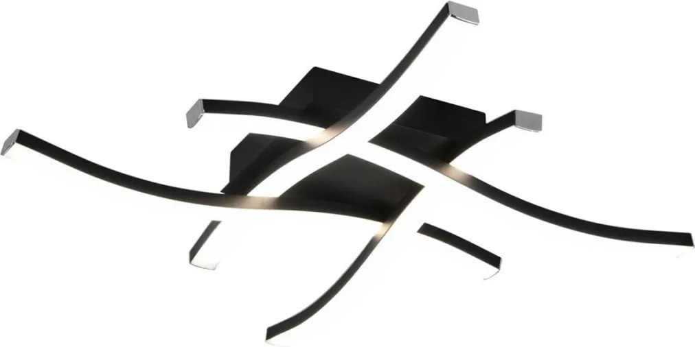 TRIO R62474432 ROUTE Modern LED Mennyezeti Lámpa Fekete LED IP20