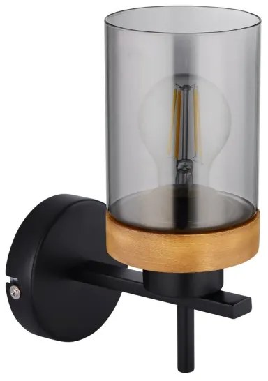 Globo 15557W - Fali lámpa FINCA 1xE27/40W/230V fém/fa