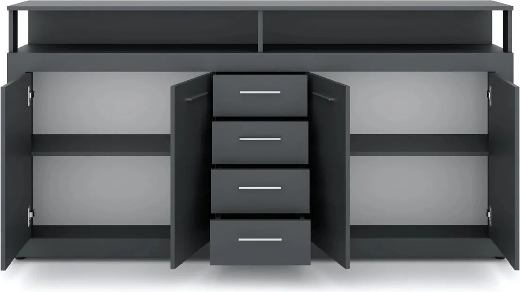 BLAGO komód 190 cm antracit