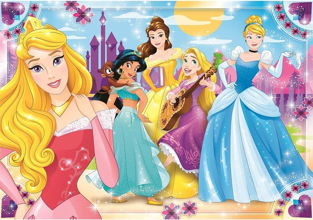Disney Hercegnők Kingdom 104 db-os maxi puzzle Clementoni