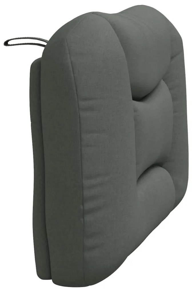 sötétszürke szövet fejtámla párna Hvar 80 cm