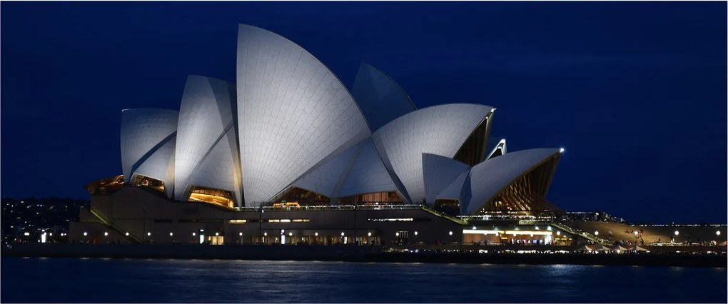 Sydney éjszakai kép (120x50 cm)