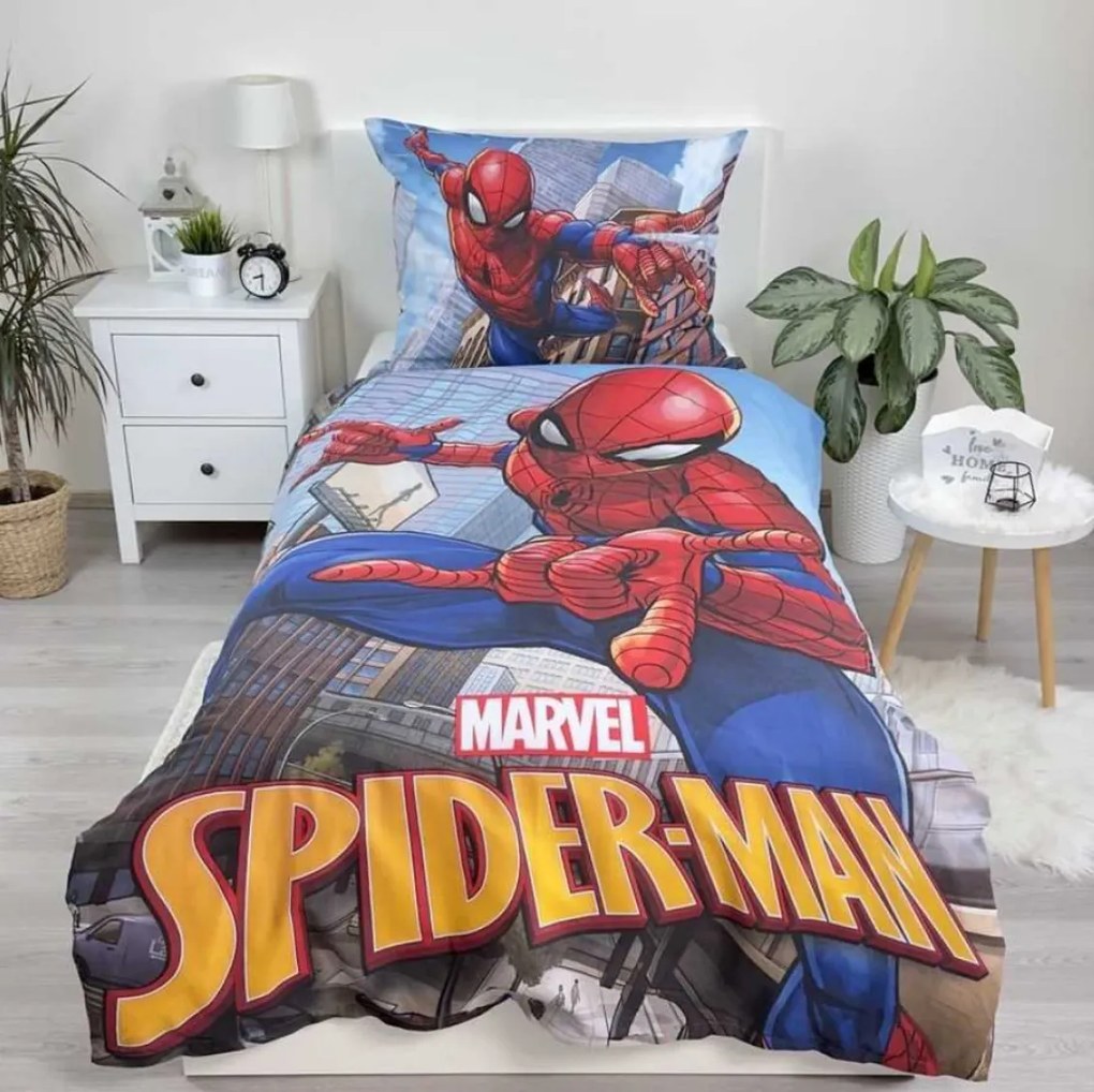 Disney Spiderman gyerek ágyneműhuzat 140x200cm+90x70cm Setino