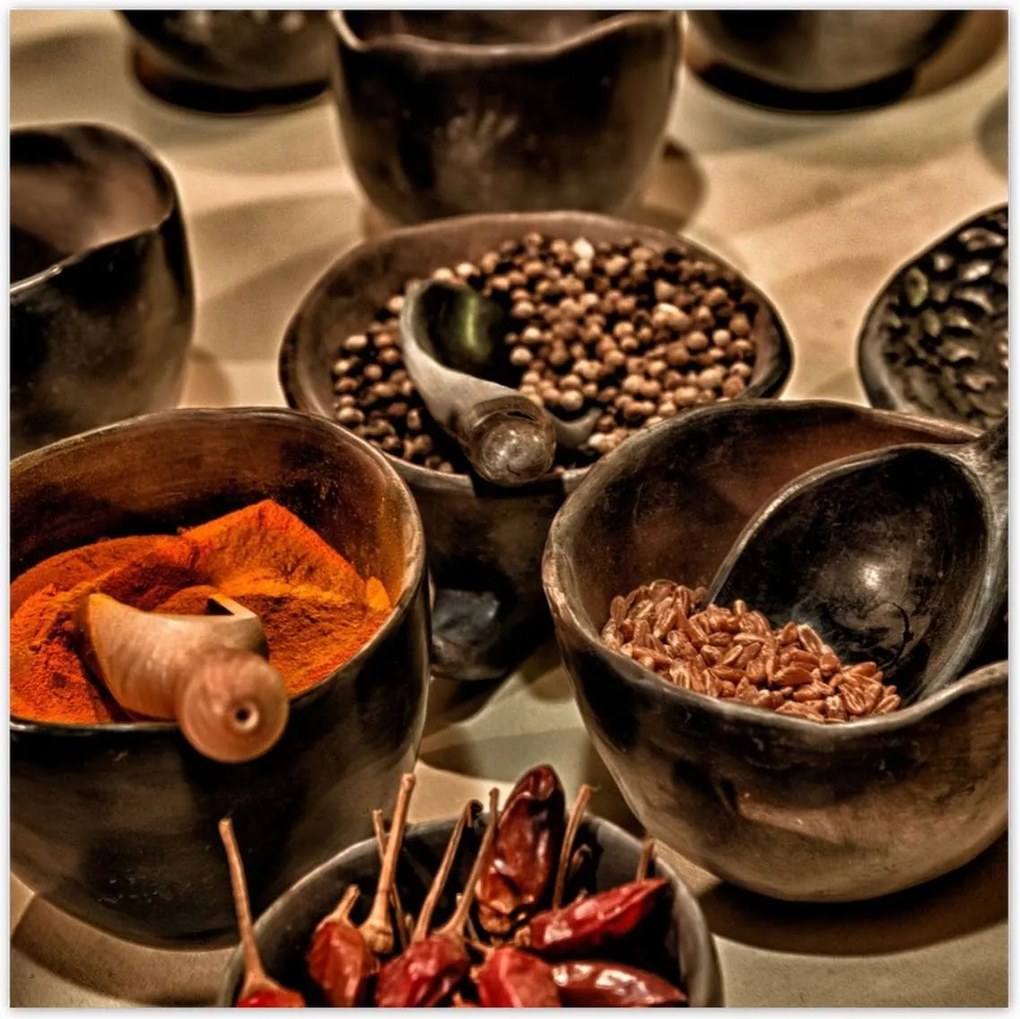 Poszterek 140x140 A világ fűszerei