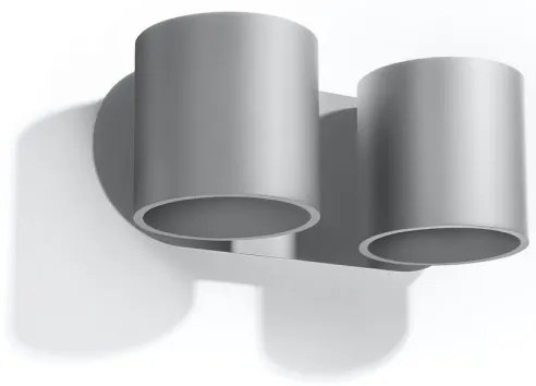 Fali spotlámpa ORBIS 2xG9/40W/230V szürke