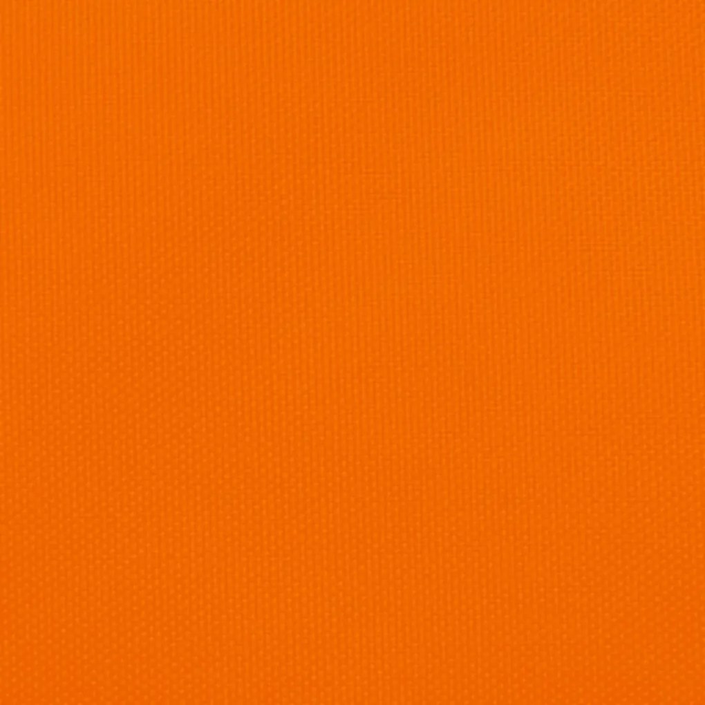 narancssárga téglalap alakú oxford-szövet napvitorla 3,5x4,5 m