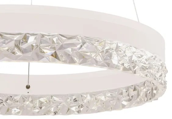 Kábeles LED csillár FROZI LED/32W/230V átm. 50 cm fehér