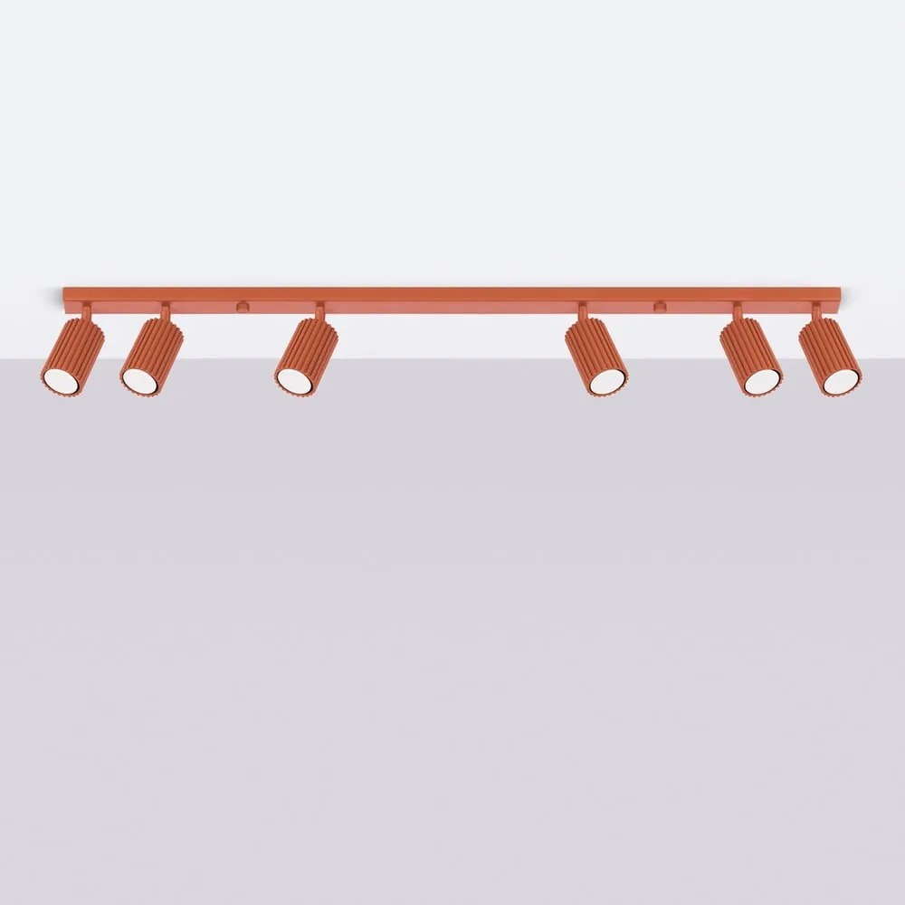 Téglavörös spotlámpa 6,5x117 cm Gleam – Sollux