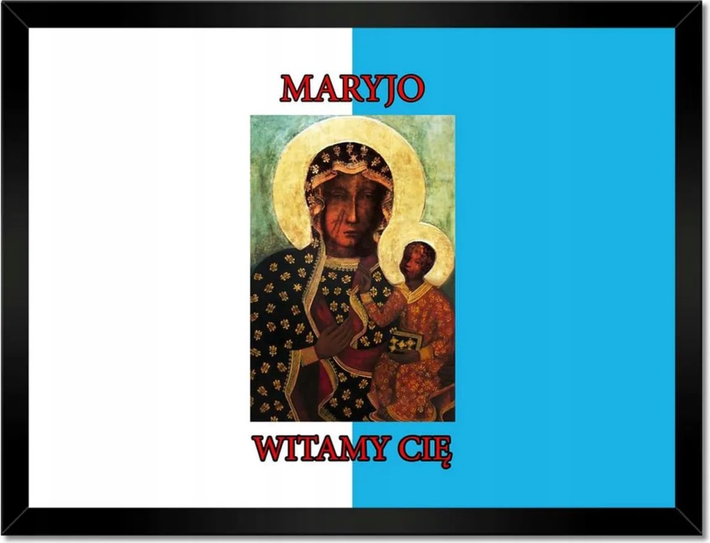 Poszterek keretben 40x30 Mária Üdvözöllek Mária