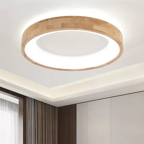 Brilagi-LED FALCON WOOD mennyezeti lámpatest LED/40W/230V 3000/4000/6000K 60 cm fa kivitel