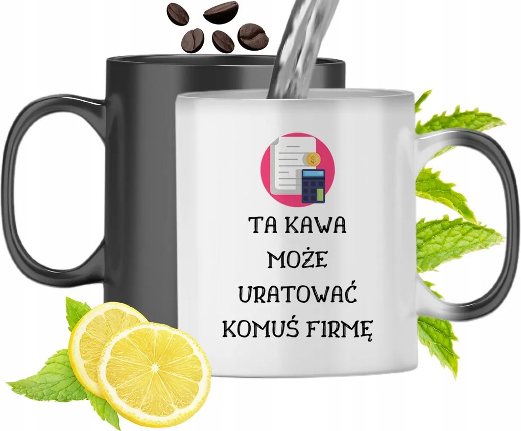 Mágikus Bögre Könyvelőnek Színváltós, fényképes nyomattal