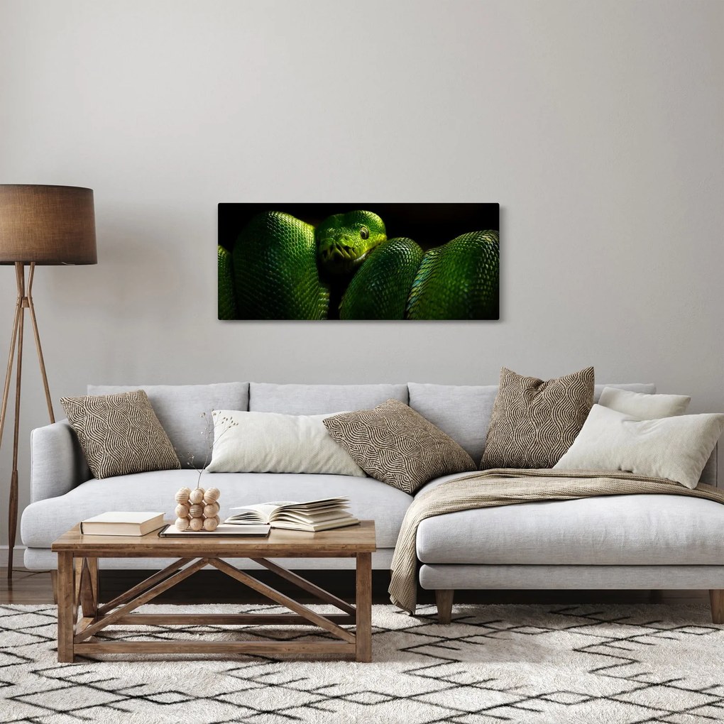 Kép - Zöld kígyó (120x50 cm)