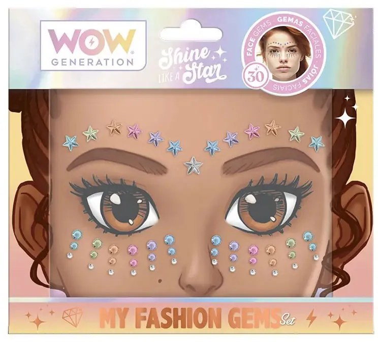 WOW Generation Megan arcmatrica öntapadós strasszokkal