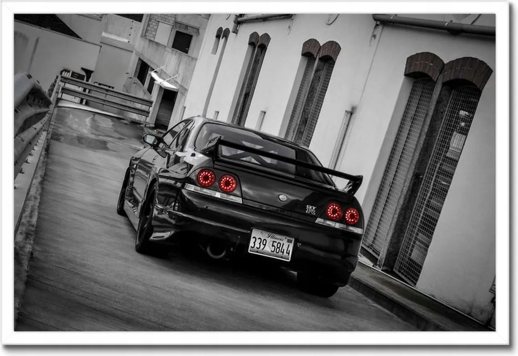 Poszterek keretben 60x40 Nissan Gtr