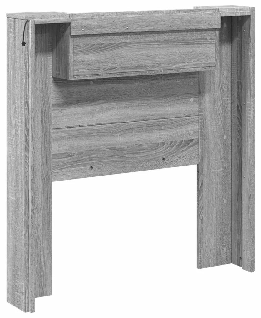 Fejtámla polcokkal Szürke Sonoma 100 x 16,5 x 103,5 cm Faanyag