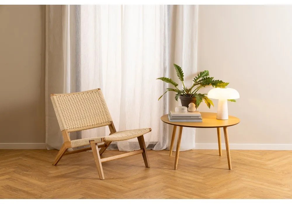 Natúr színű szövött fotel Carson – Actona