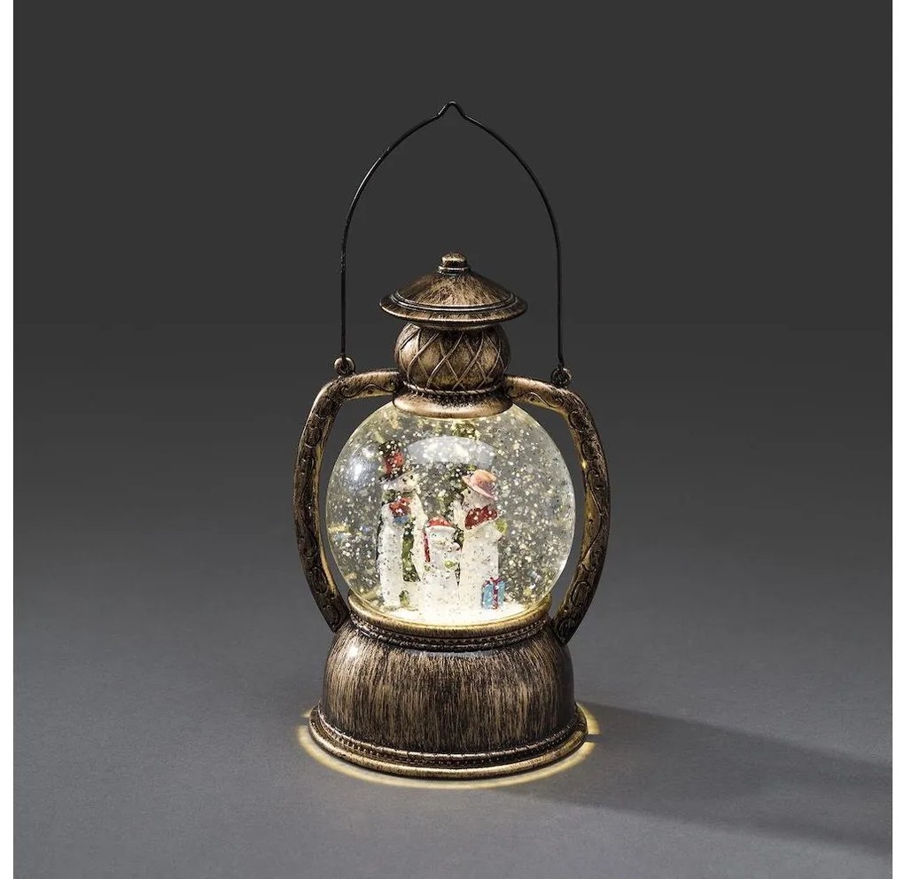 LED Karácsonyi dekoráció LED/3xLR14 hóember