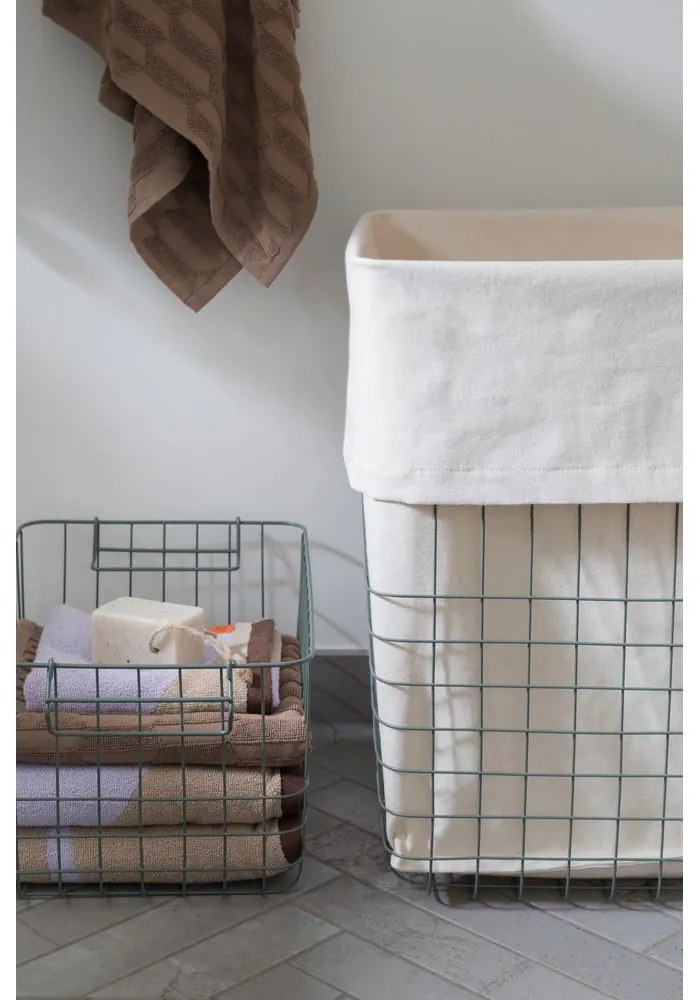 Zöld fém-textil szennyeskosár 64 l Store-It – Mette Ditmer Denmark