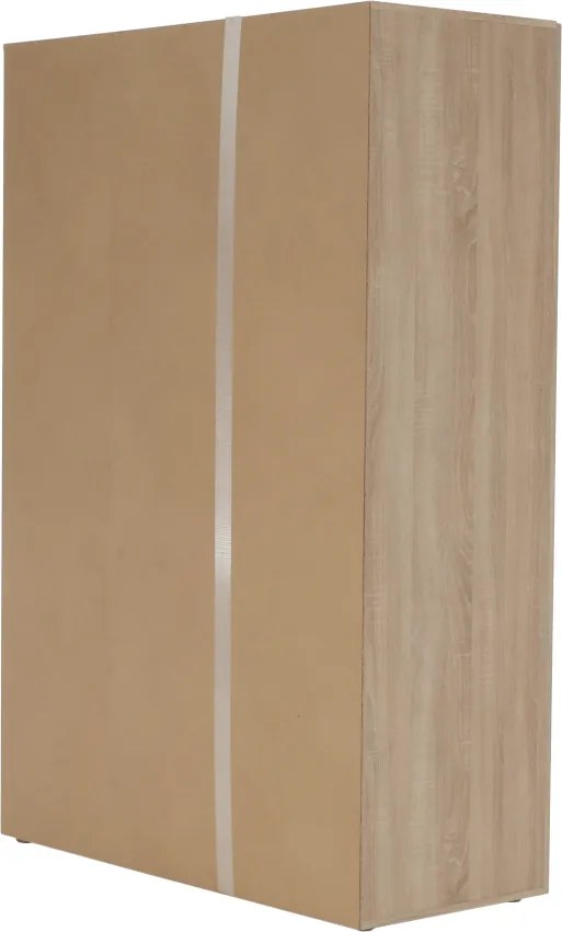 Gardróbszekrény polcokkal, sonoma tölgy, ADELI