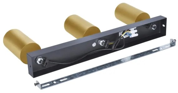 Brilagi - Spotlámpa SELE GOLDEN 3xGU10/30W/230V fekete/arany