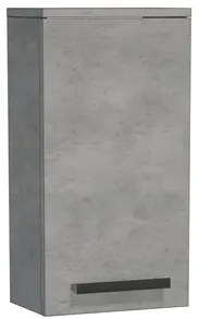 Fürdőszobaszekrény alacsonySAT Cube Way 32,5x63x20 cm beton CUBE3CHH32BE