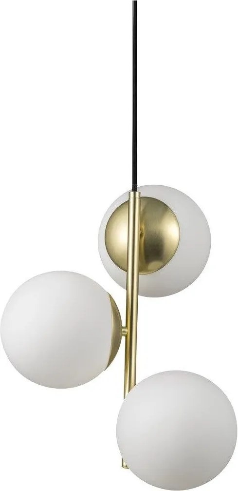 NORDLUX 48603035 LILLY Többágú Függesztett Lámpa Fehér, Sárgaréz E14 IP20
