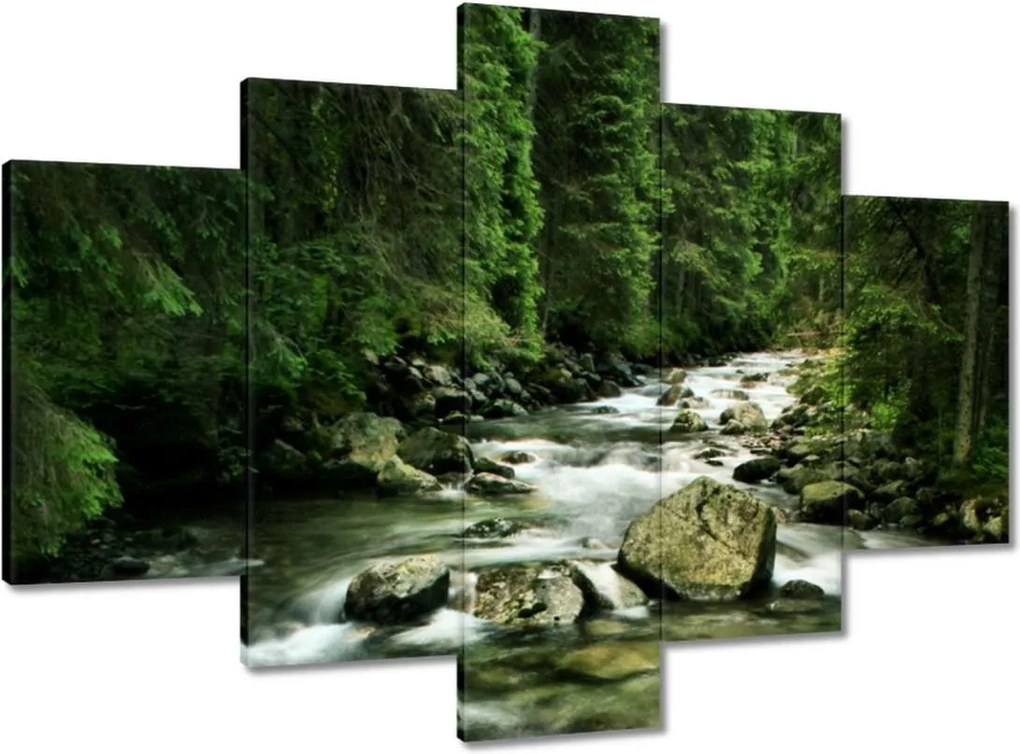 Festmények 150x105 Folyó a Tátrában