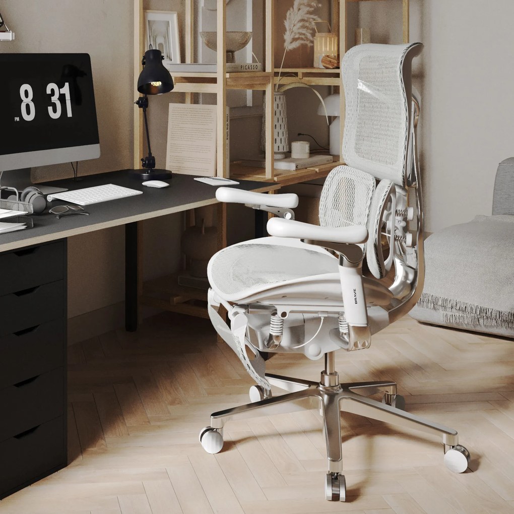 Prémium ergonomikus irodai szék lábtartóval szürke Premium Normal Size: Diablo V-Kinetic