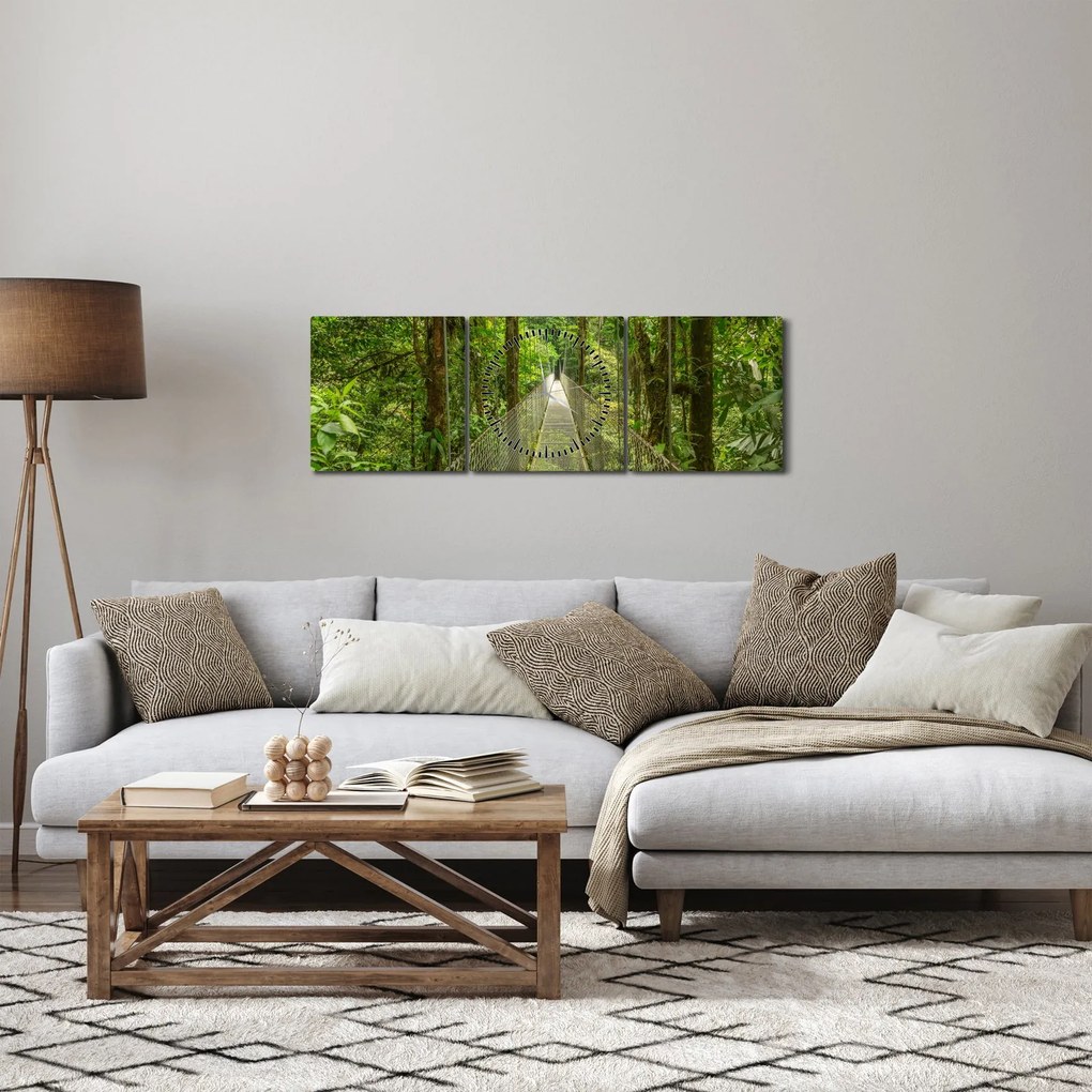Kép - Függőhíd (órával) (90x30 cm)