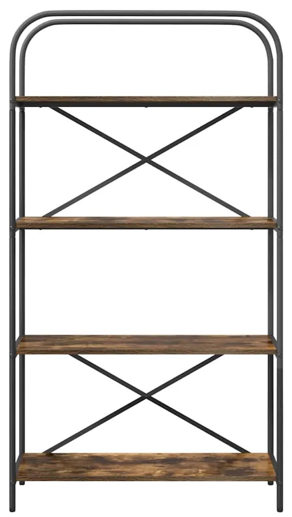 Könyvespolc Füstölt tölgy 80 x 30 x 146 cm Faanyag
