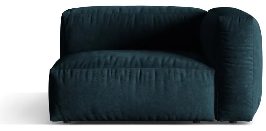 Sötétkék bársony kanapé modul (jobb oldali) Martina – Micadoni
