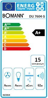 Bomann Du 7604 G A+ Kürtős Páraelszívó