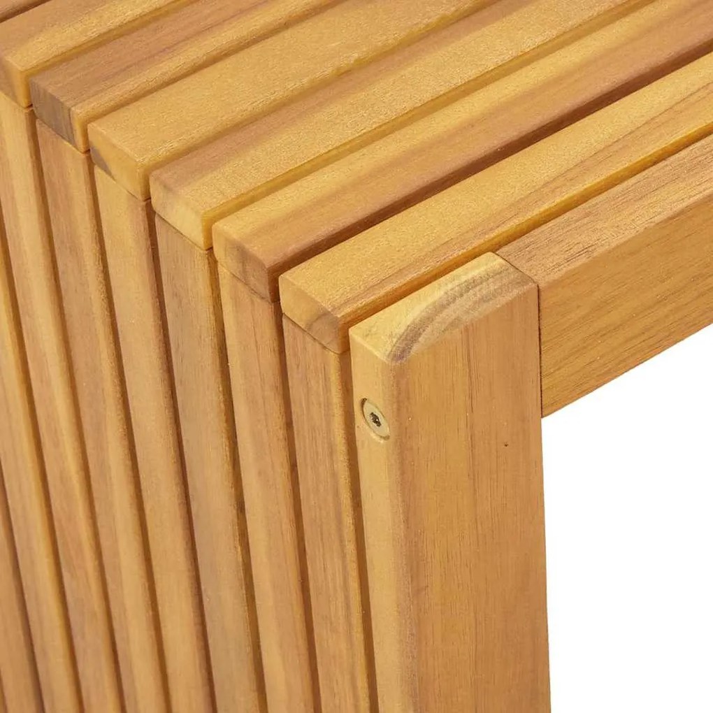 Dohányzóasztal Barna 90 x 45 x 35 cm tömör akácfa