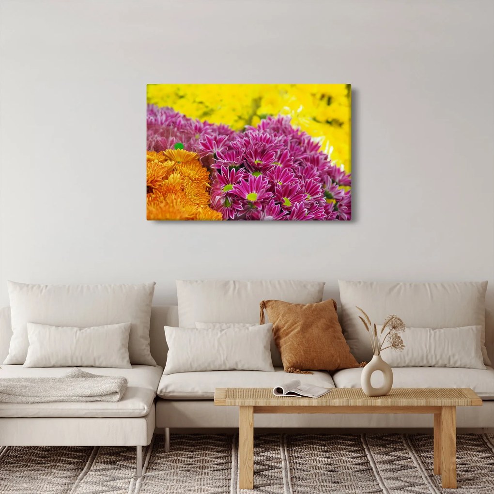 Rózsaszín virág képe (90x60 cm)