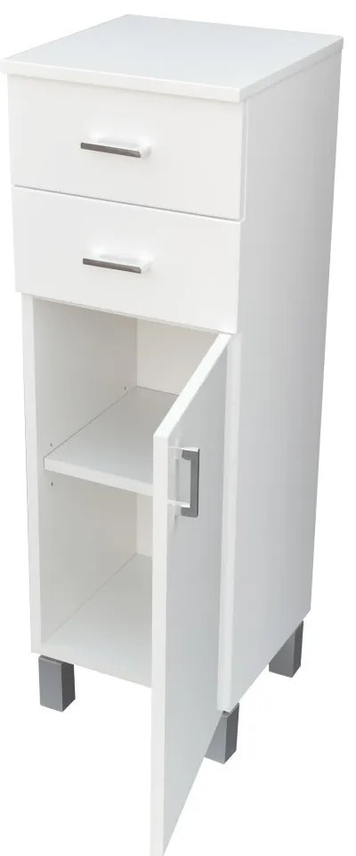 Viva STYLE fürdőszobai ÁLLÓSZEKRÉNY 100 POLCOS -2 fiók - JOBBOS - 35 x 33 x 100 cm