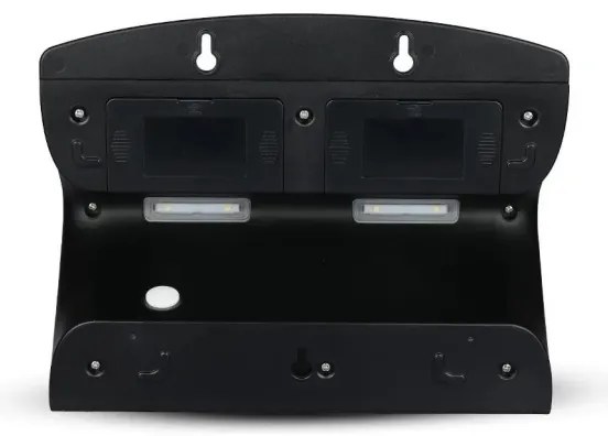 LED Napelemes fali lámpa érzékelővel LED/7W/3,7V 4000K IP65 fekete