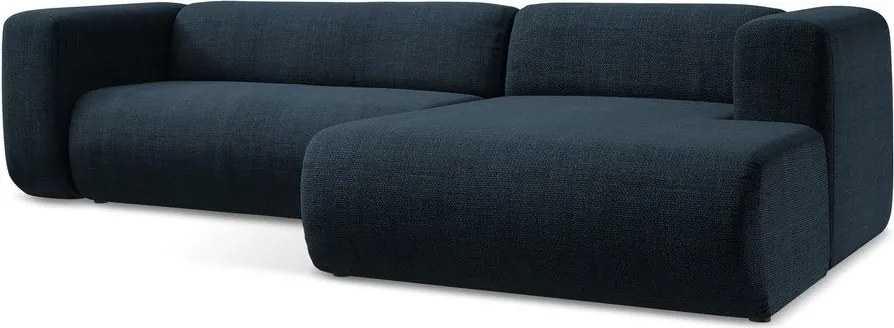 Kék sarokkanapé (jobb oldali-heverő résszel) Ekahi – Makamii